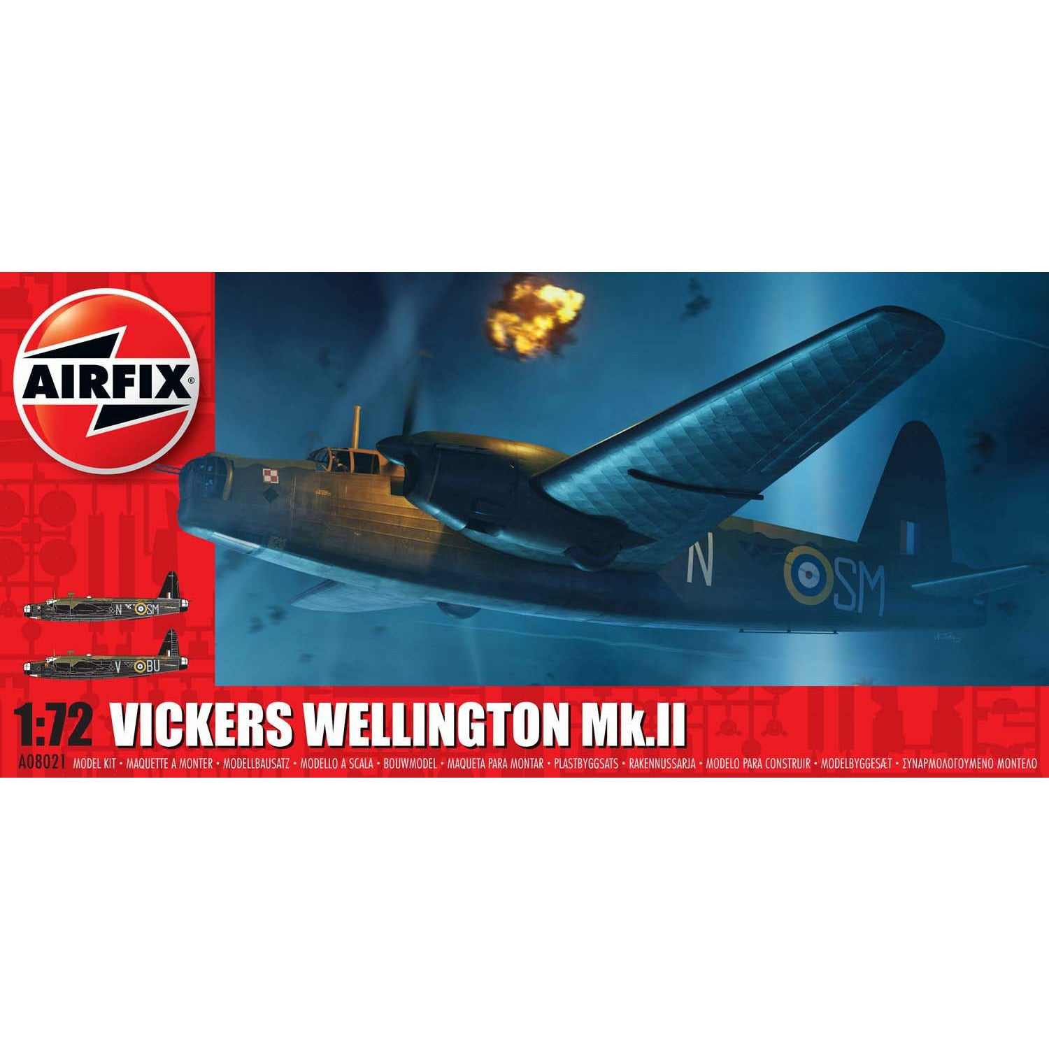 Vickers Wellington MK.II 1/72 #08021 by Airfix