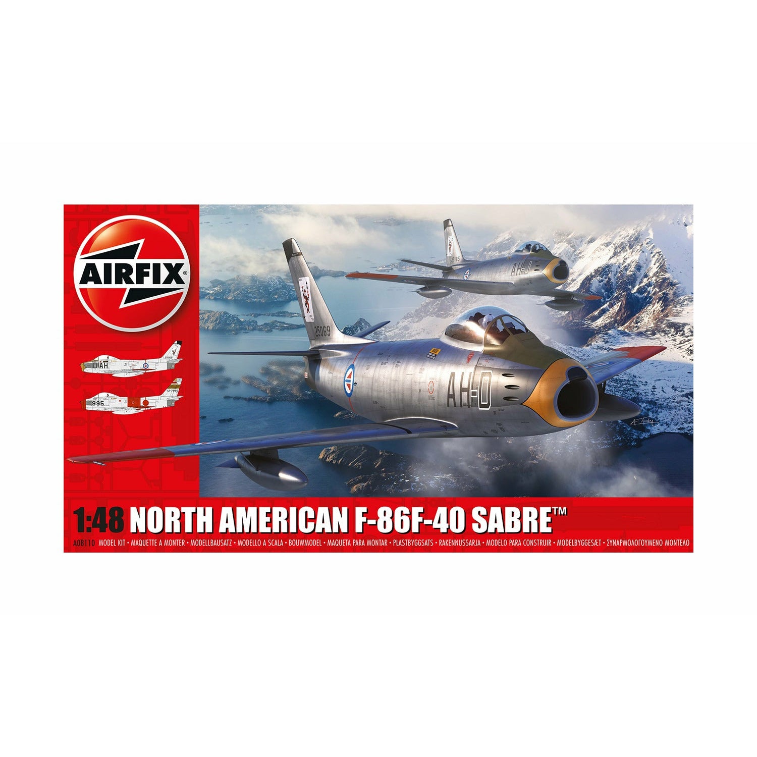 North American F-86f-40 Sabre 1/48 #08110 by Airfix