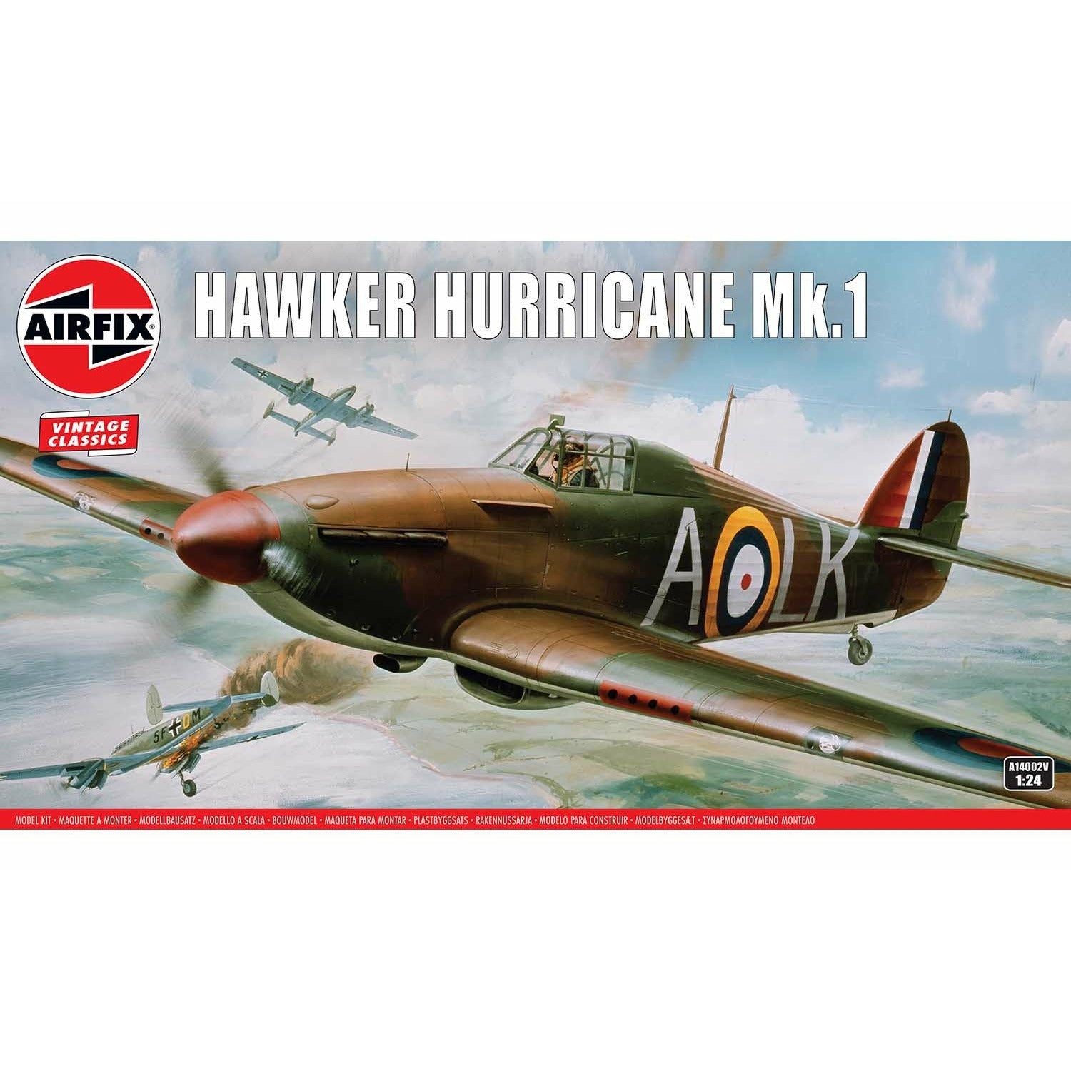 Hawker Hurrican Mk. 1 1/24 #14002 by Airfix