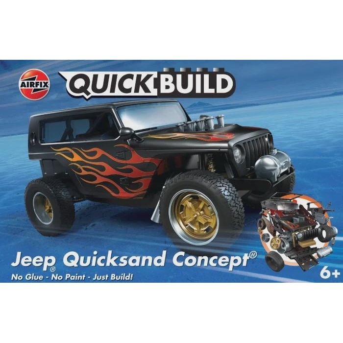 Jeep 'Quicksand' Concept Quick Build Car Kit #J6038 by Airfix