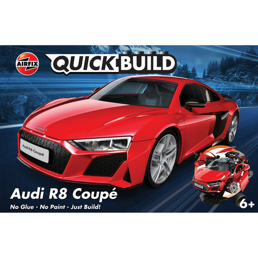 Audi R8 Coupe 1/24 Quick Build Car Kit #J6049 by Airfix