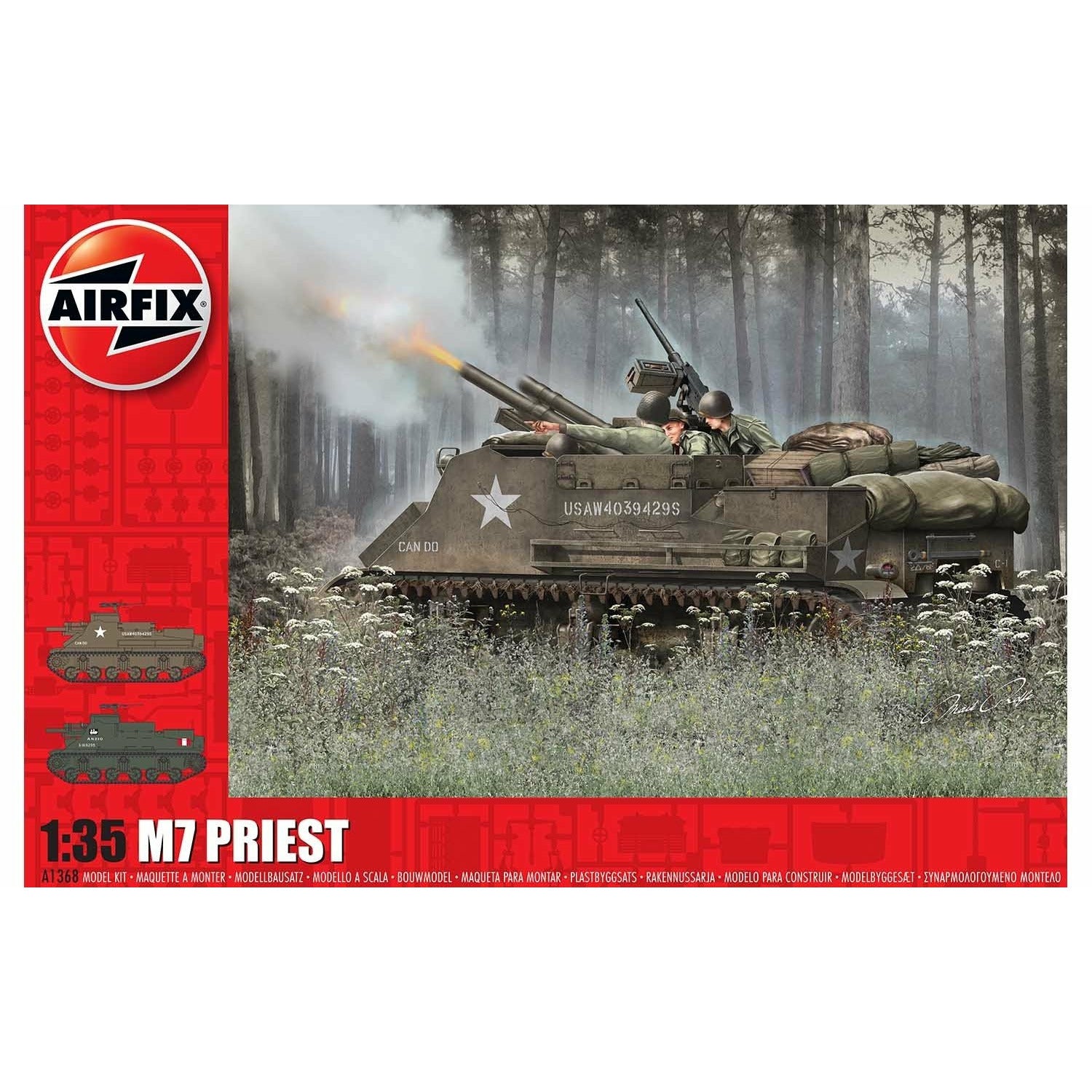 M7 Priest 1/35 #A1368 by Airfix