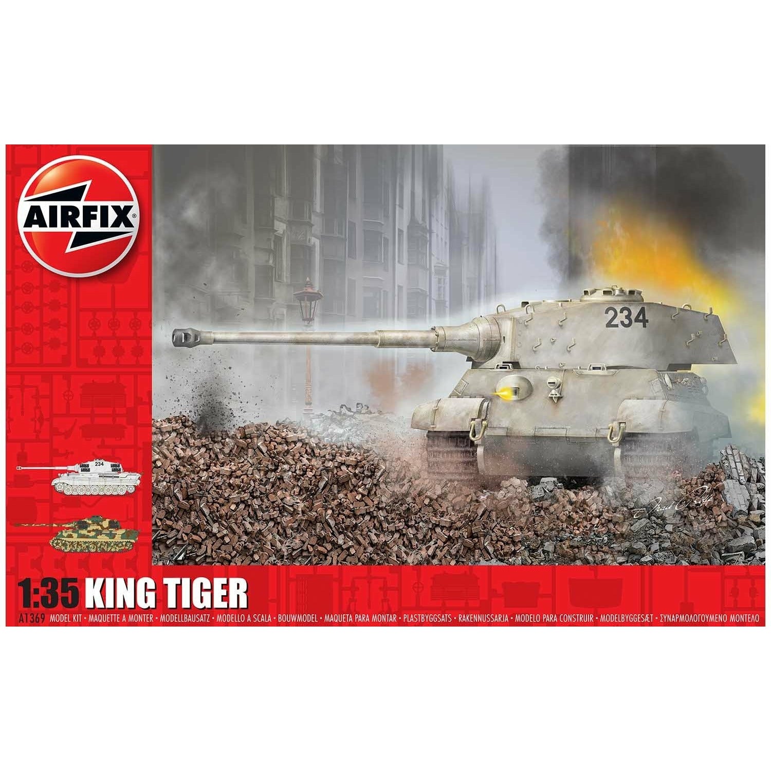 King Tiger 1/35 #A1369 by Airfix
