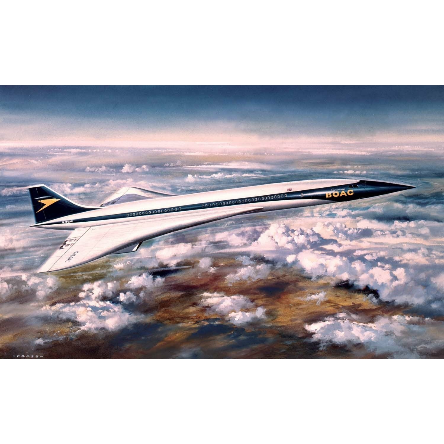Concorde Prototype (BOAC) 1/144 #A05170V by Airfix