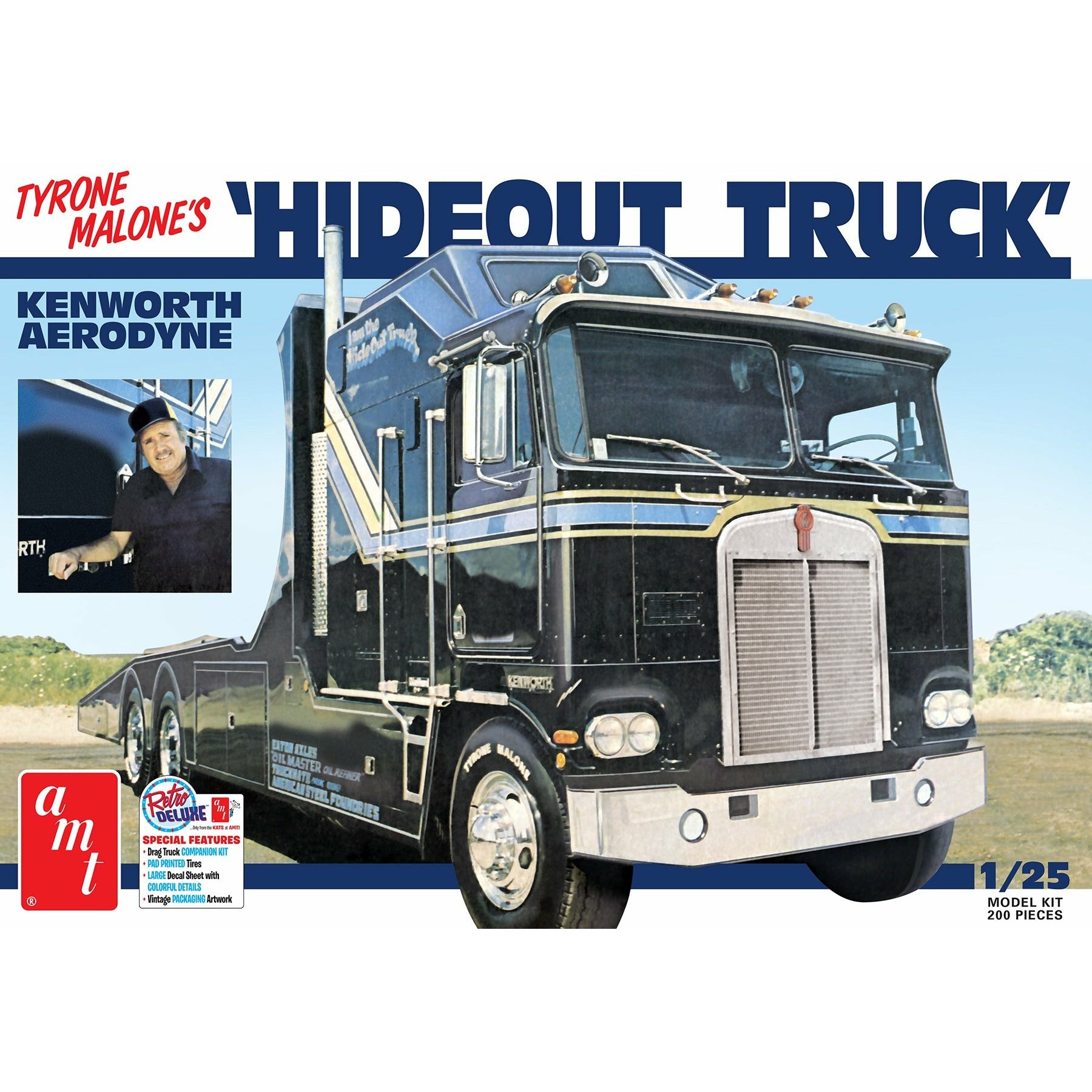 Hideout Truck Kenworth Transporter 1/25 #1158 by AMT