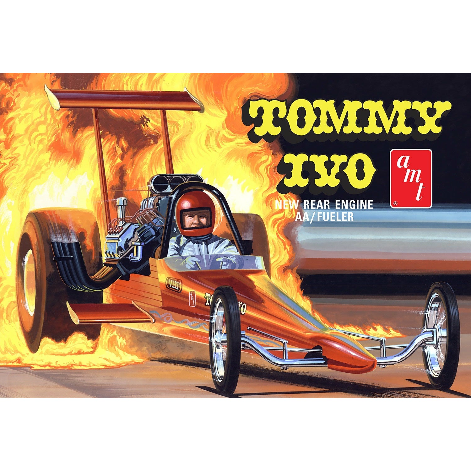 Tommy Ivo Rear Engine Dragster 1/25 Model Car Kit #1253 by AMT