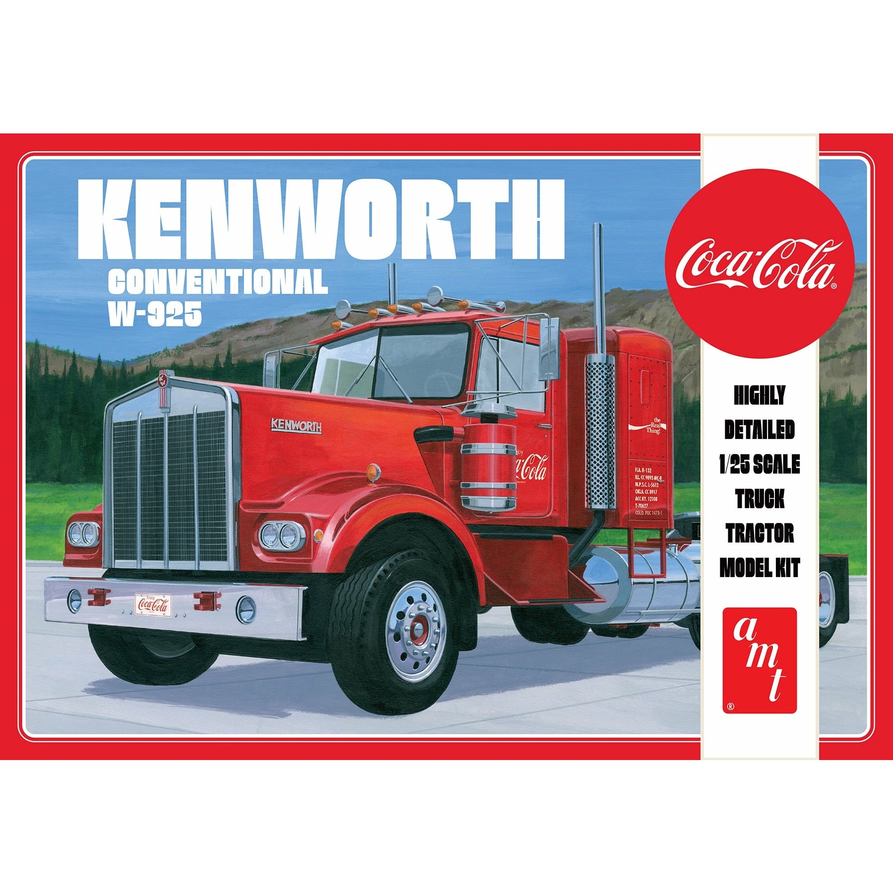 Kenworth 925 Tractor Coca-Cola 1/25 #1286 by AMT