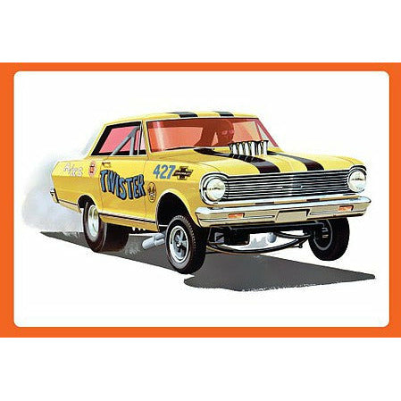 1965 Chevy II Nova AWB Twister 1/25 #1293 by AMT