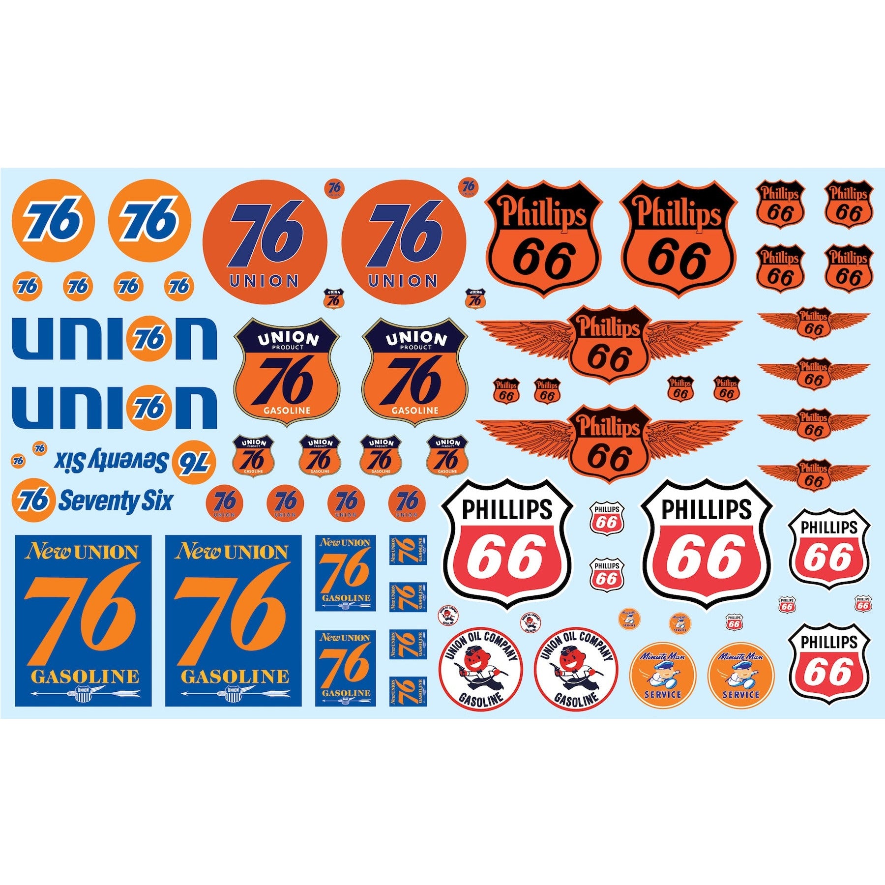 Phillips 66 & Union 76 Trucking Decal Pack (1/25)