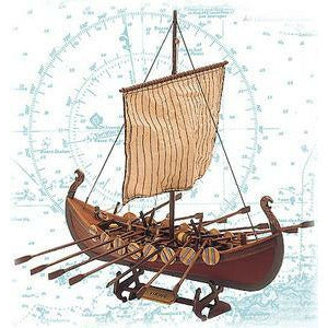 1/75 Viking Ship of the 10th Century Wooden Kit