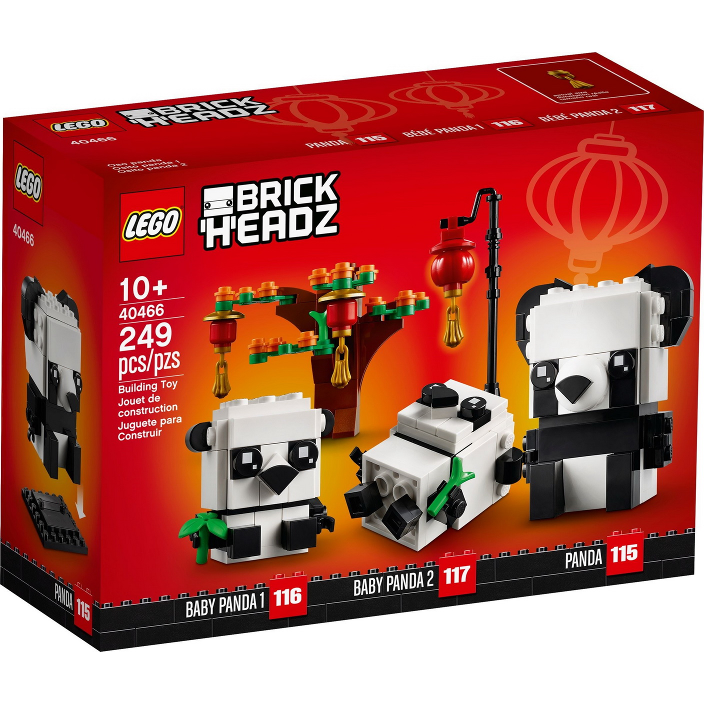 Lego Brickheadz: Chinese New Year Pandas 40466