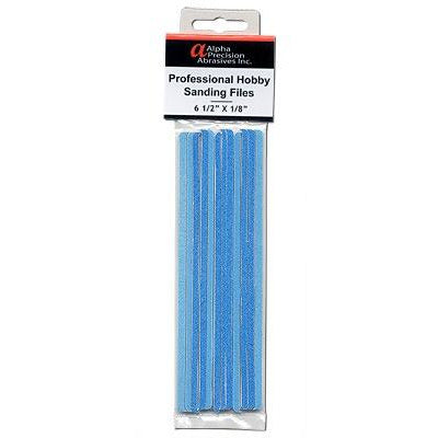 Alpha Abrasives Hobby File Medium 1/8"X6 1/2" 120/240 Grit ALP306