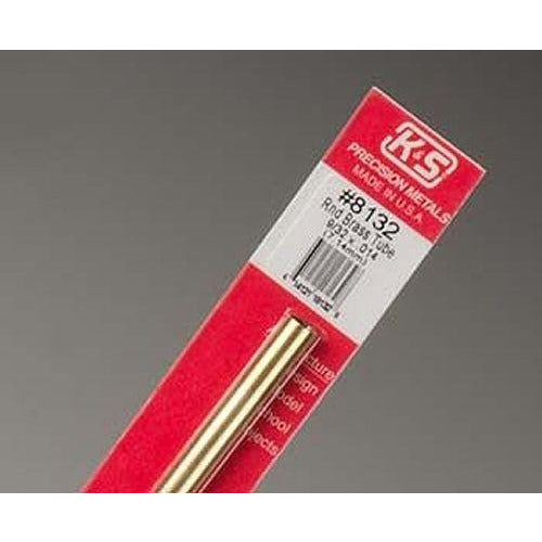 K&S Round Brass Tube - 9/32" OD KSE8132