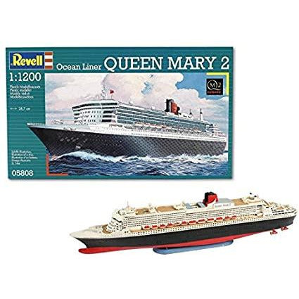 Queen Mary 2 1/1200 Model Ship Kit #5808 by Revell