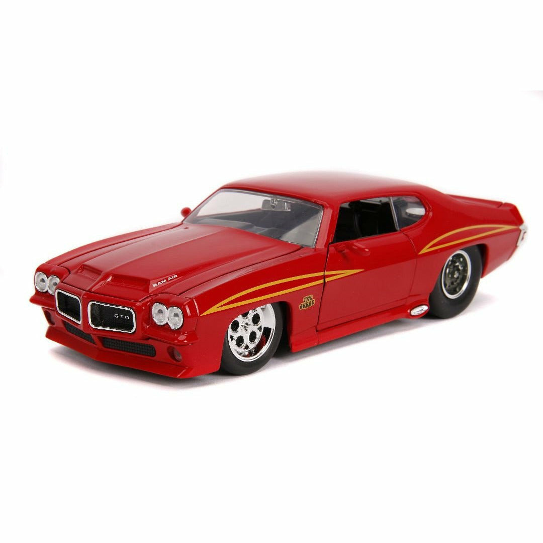 1/24 "BIGTIME Muscle" 1971 Pontiac GTO - Glossy Red