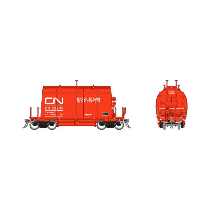 HO Short Barrel Ore Hopper: CN Scale Test Cars - Single Car