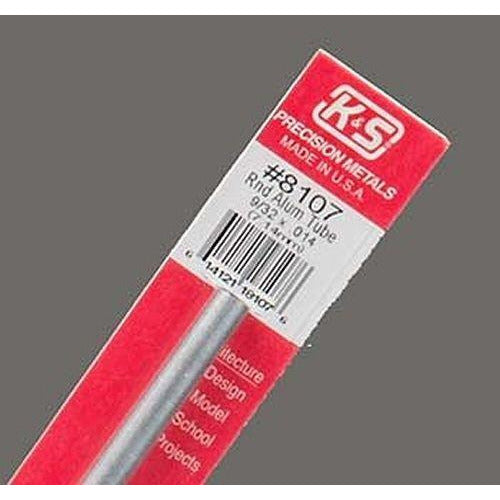 K&S Aluminum Tube - 9/32" OD KSE8107