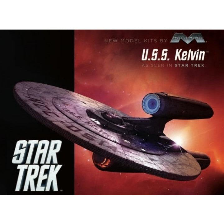 USS Kelvin NCC-0514 1/1000 Star Trek Model Kit #976 by Moebius
