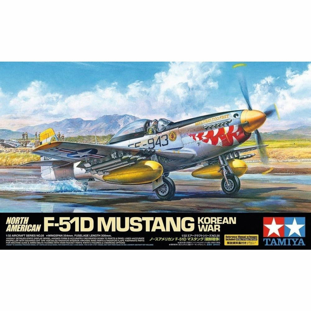 F-51D Mustang Korean War 1/32 by Tamiya