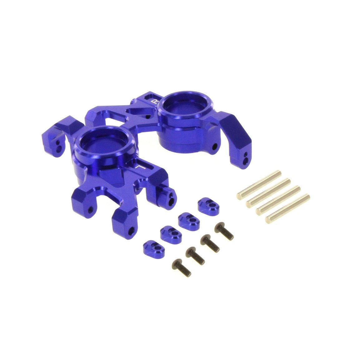 VEN4061B Venom Traxxas X-Maxx Alloy Steering Block, Blue Replaces TRA7737