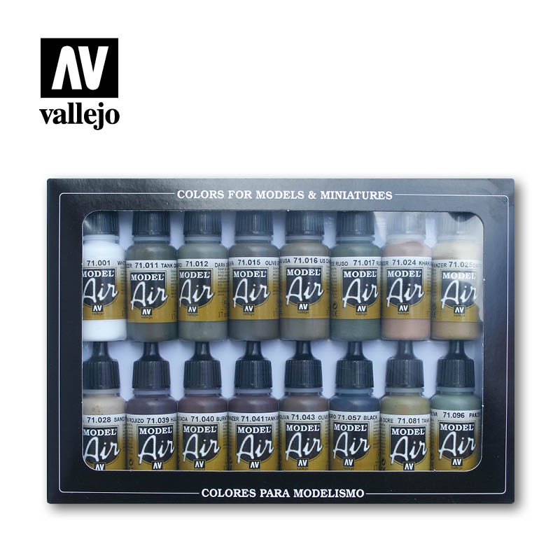 VAL71190 WWII German/Allied Model Air Paint Set