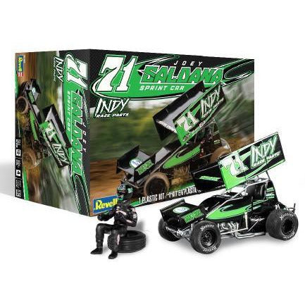 Joey Saldana Sprint Car 1/24 Model Car Kit #4444 by Revell