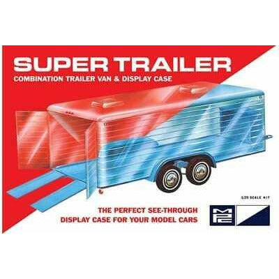 Super Trailer Combination Trailer Van & Display Case 1/25 by MPC
