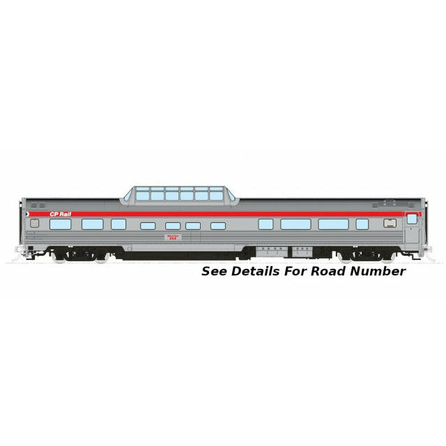 HO Scale Budd Mid-Train Dome: CP Action Red #505