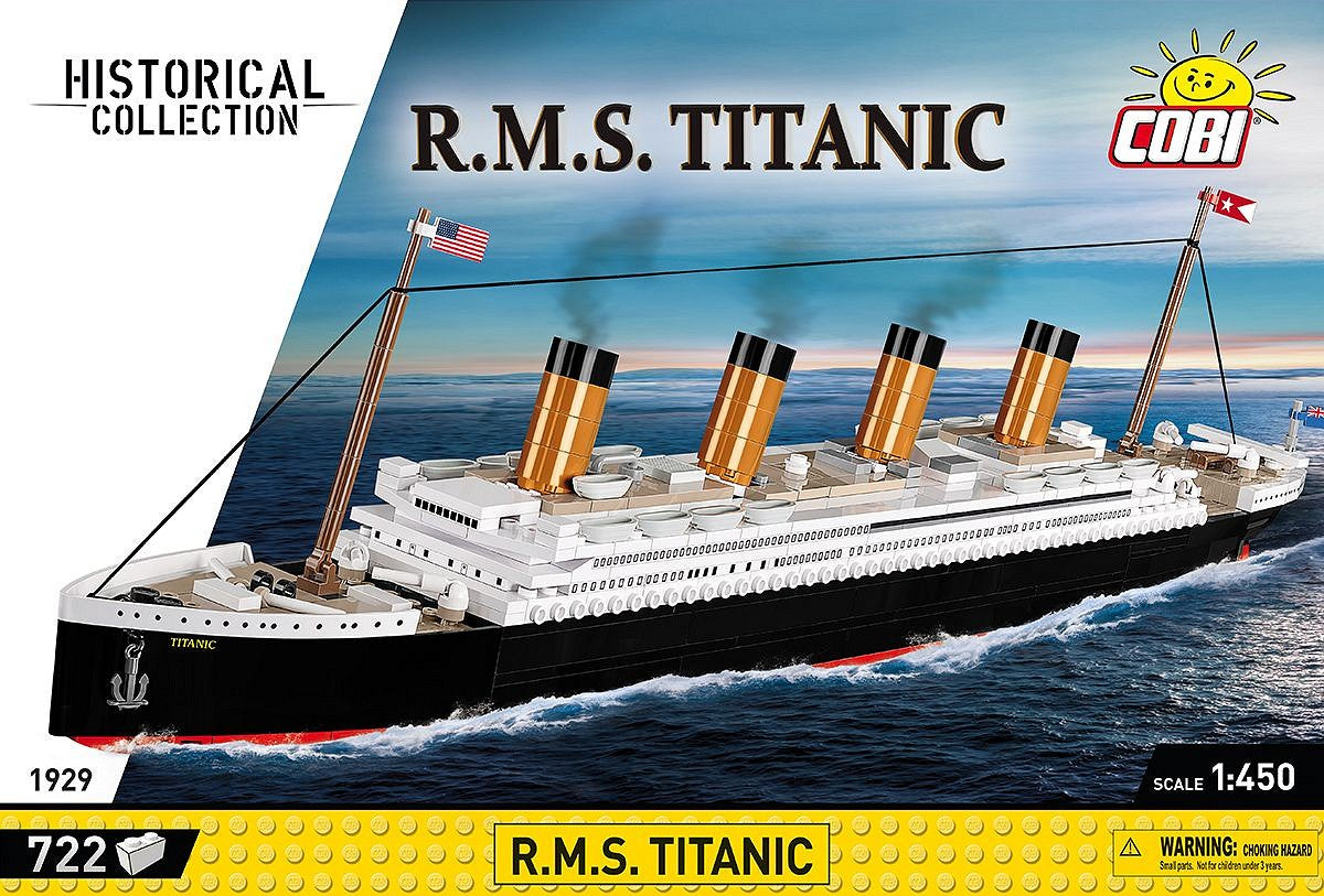 Cobi Historical Collection: 1929 R.M.S. Titanic 1/450 722 PCS