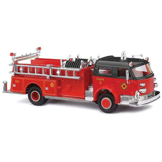 1968 American LaFrance Closed-Cab Pumper - Assembled Fire Department [HO]