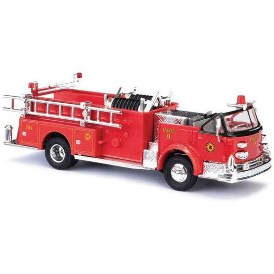 1968 American LaFrance Open-Cab Pumper - Assembled Fire Department [HO]