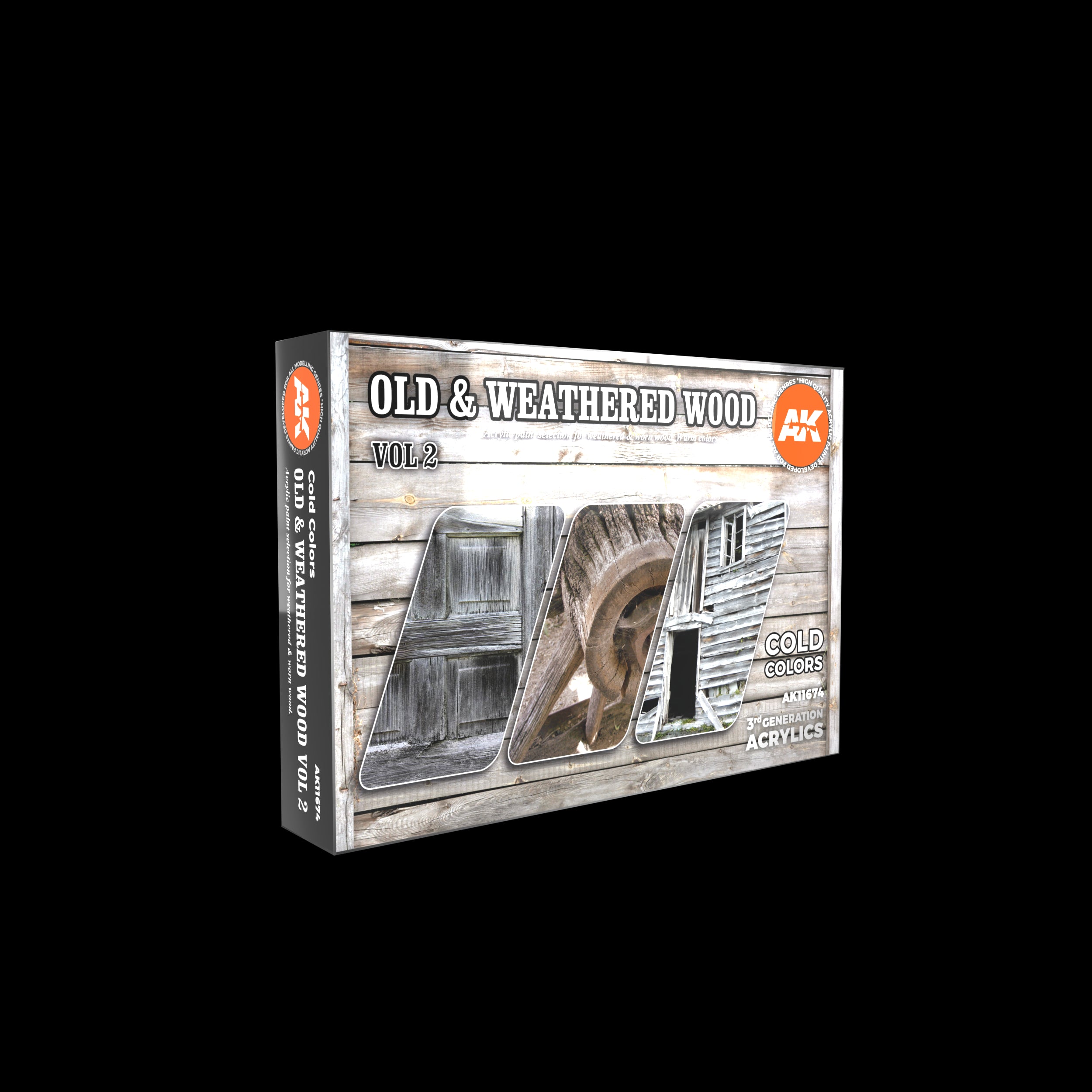 3G Old & Weathered Wood Vol.2 Paint Set by AK Interactive