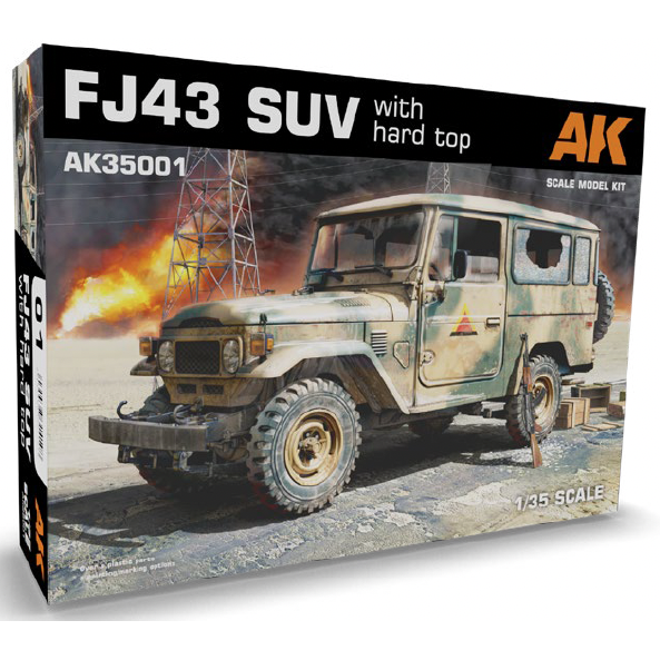 FJ43 SUV with Hard Top 1/35 #AK35001 by AK Interactive