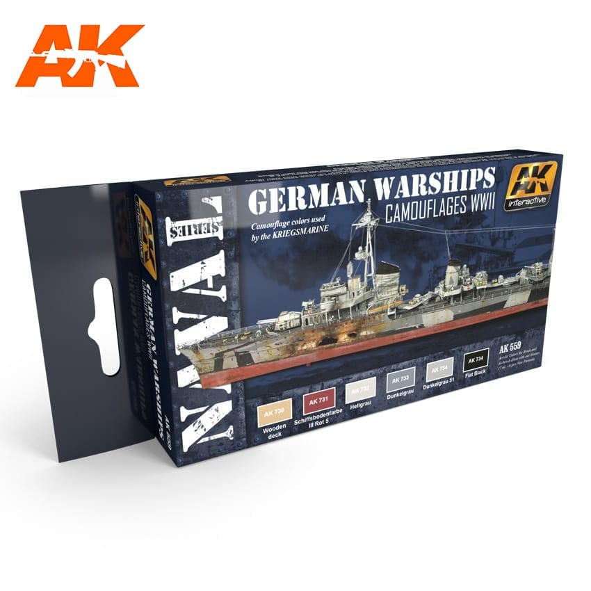 AK-559 German Warships Colors Set