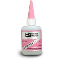 BSI Insta-flex+ Flexible CA Clear Rubber-toughened 1oz