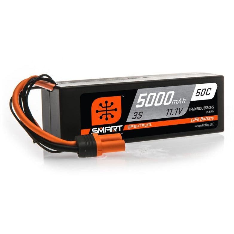 5000mAh 3S 11.1V Smart 50C Battery w/IC5