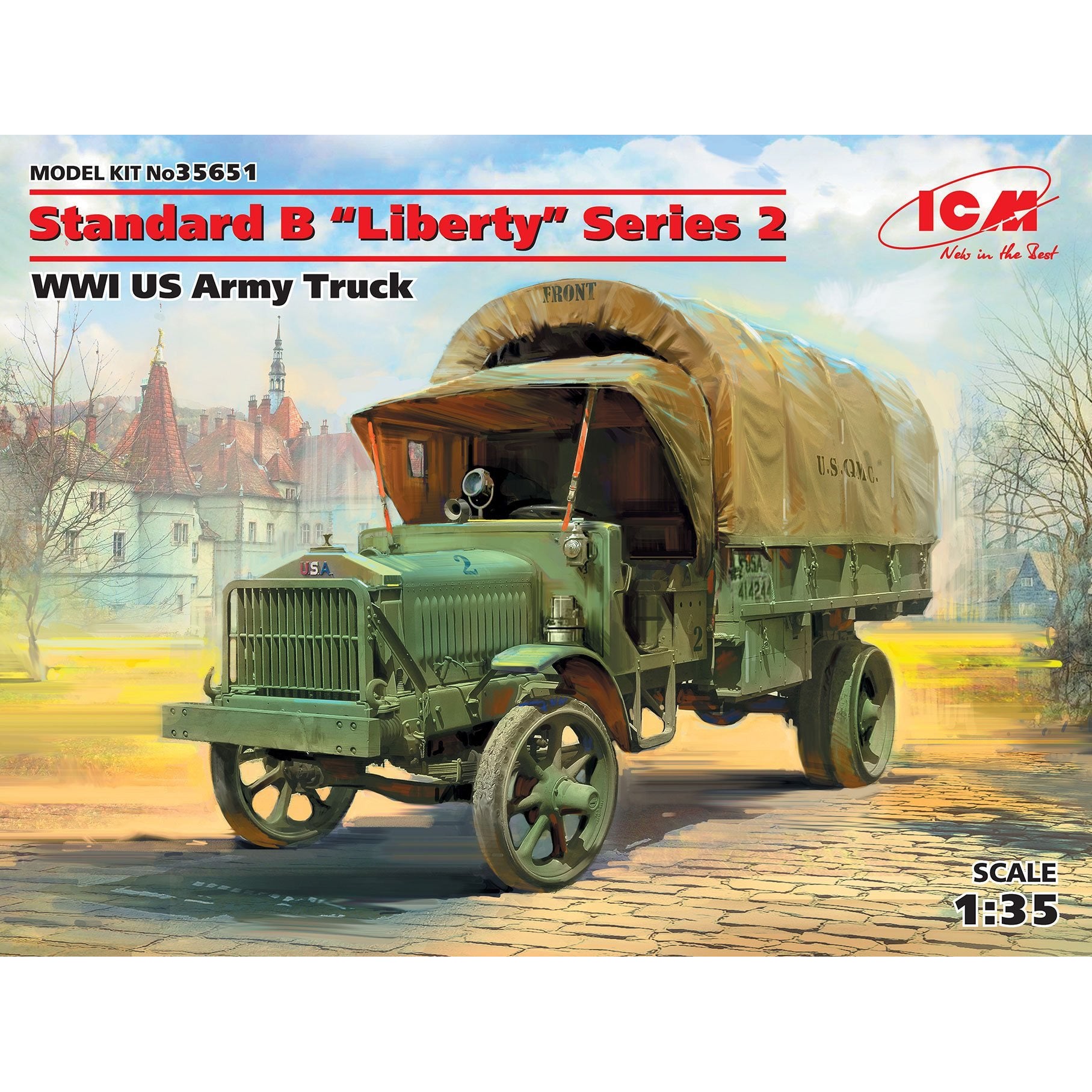 Standard B "Liberty" Series 2 US Army Truck (WWI) 1/35 by ICM