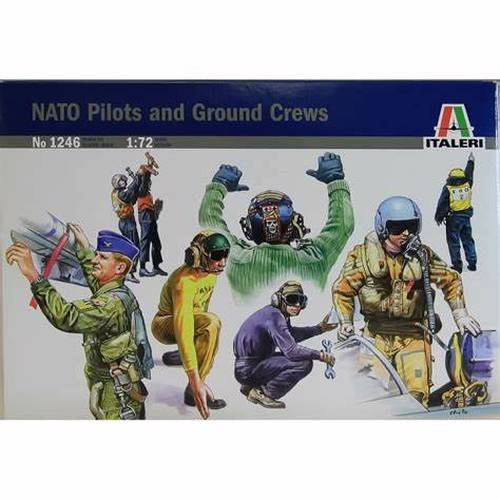 NATO Pilots & Ground Crew 1/72 #1246 by Italeri
