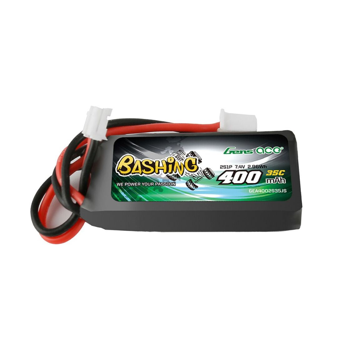 Gens Ace 400mAh 2S1P 7.4V 35C LiPo JST-PHR-2P Plug Soft Case