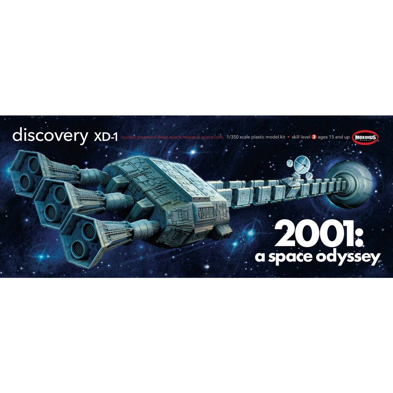 Discovery XD-1 1/350 2001: A Space Odyssey #630-2001-8 by Moebius