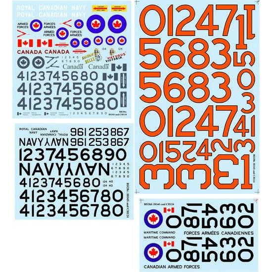 1/48 Canadian Naval Helicopters Sea King decals