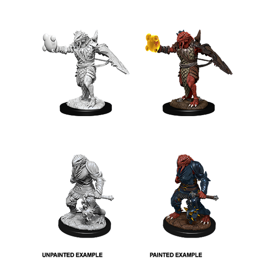 D&D Unpainted Mini - Dragonborn Paladin 90002