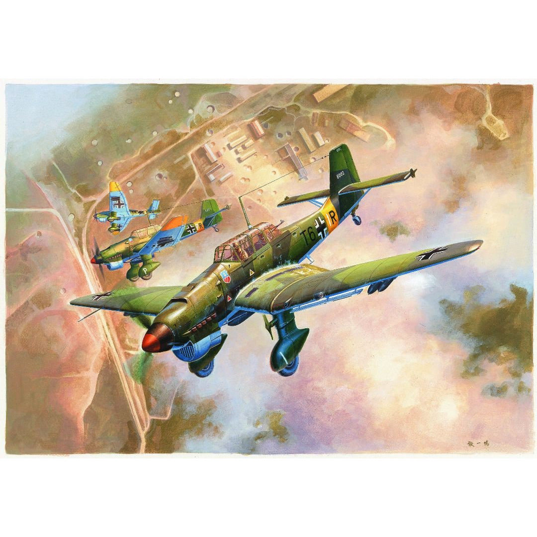 Junkers Ju-87B-2 Stuka TRU02421 1/24 by Trumpeter