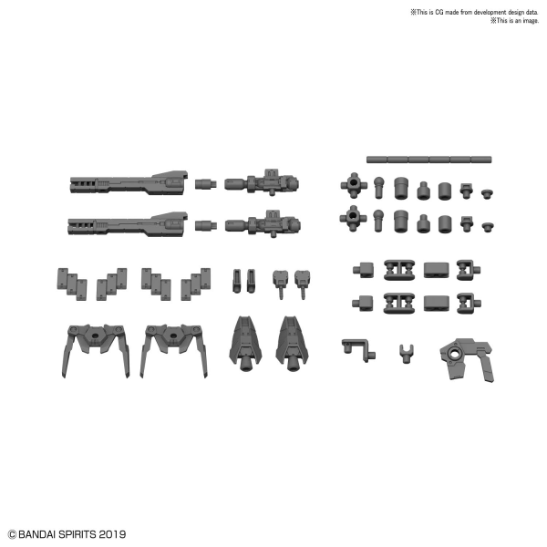 Options Parts Set 1 30 Minutes Missions Accessory Model Kit #5059013 by Bandai