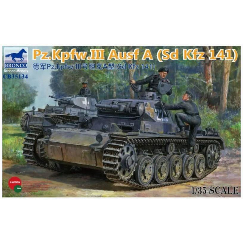 Pz.Kpfw. III Ausf A (Sd.Kfz 141) 1/35 by Bronco