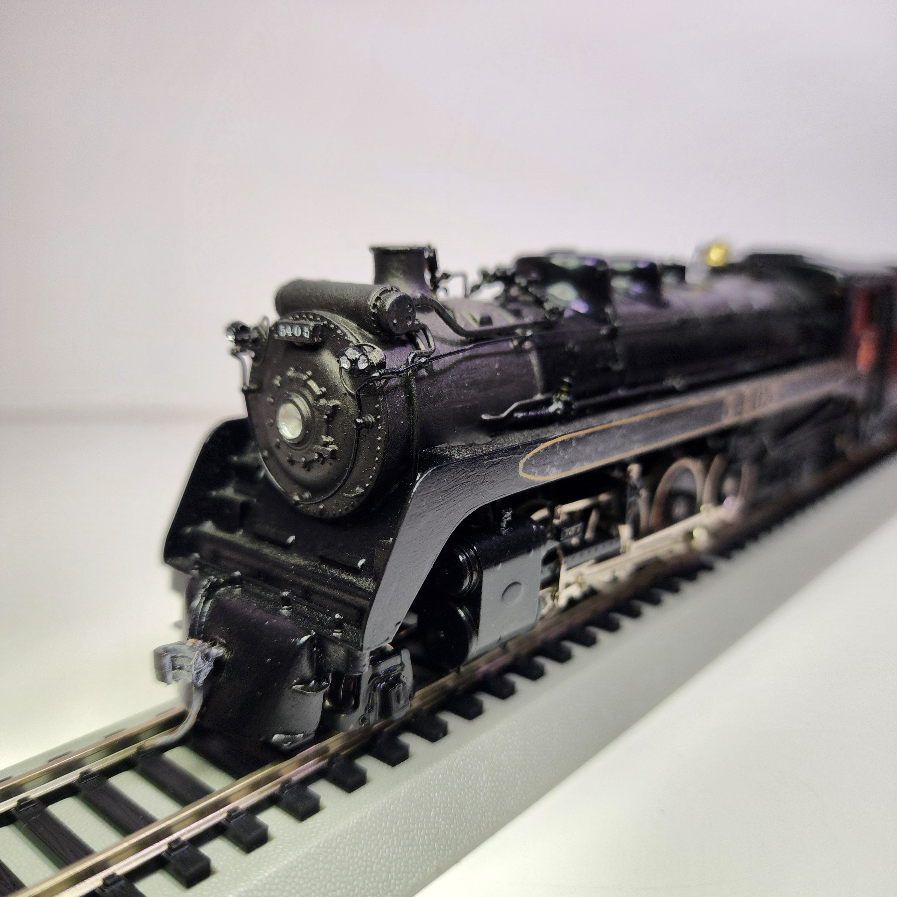 HO scale CPR 2-8-2 P2-Mikado Brass Locomotive Painted(PREOWNED)
