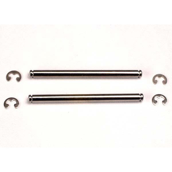 TRA2640 Suspension Pins, 44mm, Chrome with E-Clips (2)