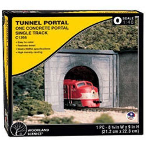 Woodland Scenics Tunnel Portal, One Concrete Portal ,Single Track (O) WOO1266