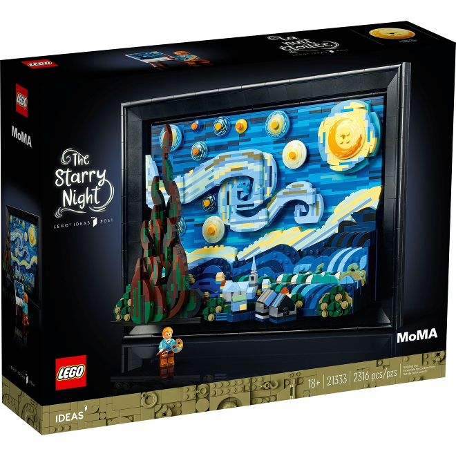Lego Ideas: The Starry Night (Vincent van Gogh) 21333
