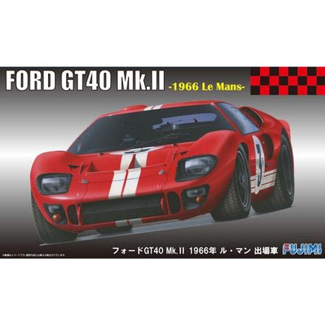 RS-51 Ford GT40 Mk.II 1966 Le Mans 1/24 Model Car Kit #126067 by Fujimi